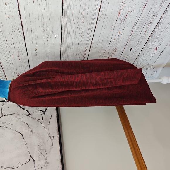 NWT Yelete Burgundy Surprice Wrap Tunic Sweater Size Xl - Picture 4 of 14